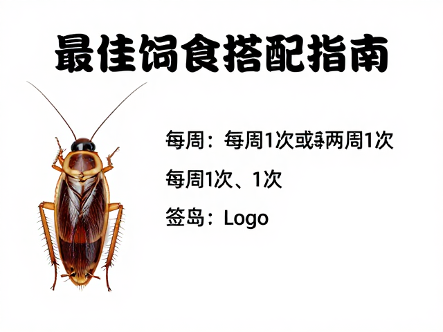 杜比亚蟑螂成体每周1次或每两周1次，最佳饲料搭配指南