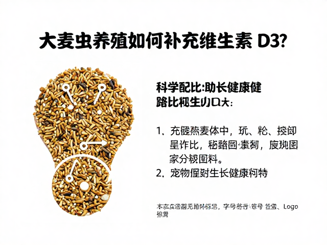 大麦虫养殖如何补充维生素D3？科学配比助长健康饲料