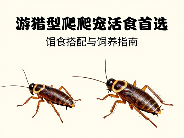 樱桃蟑螂是游猎型爬宠活食首选？饲料搭配与饲养指南