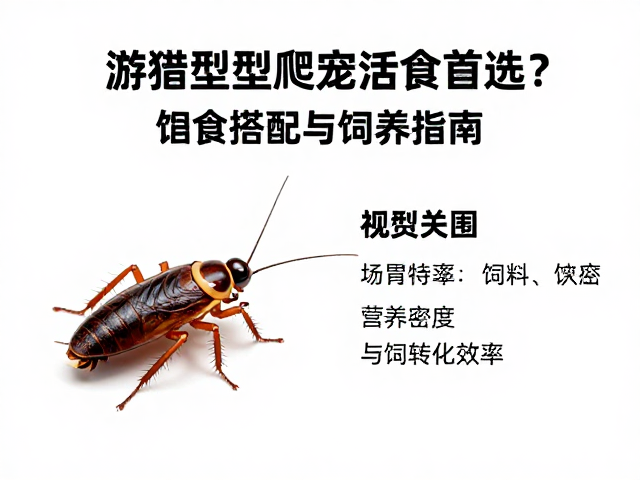 樱桃蟑螂是游猎型爬宠活食首选?饲料搭配与饲养指南