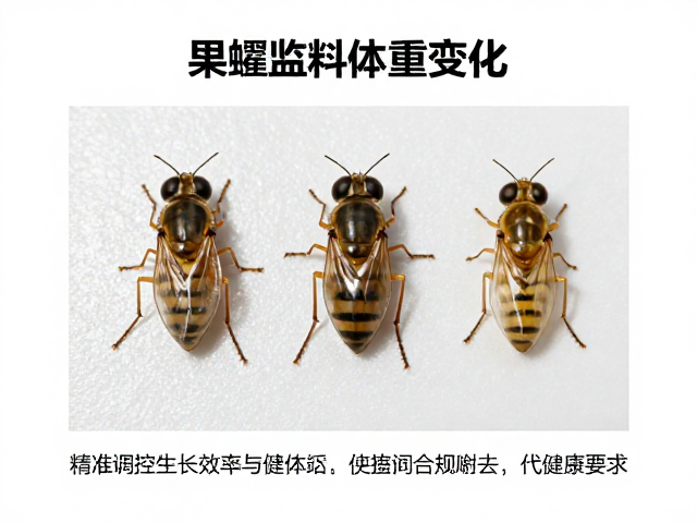 果蝇饲料监测体重变化，精准调控生长效率与健康指标