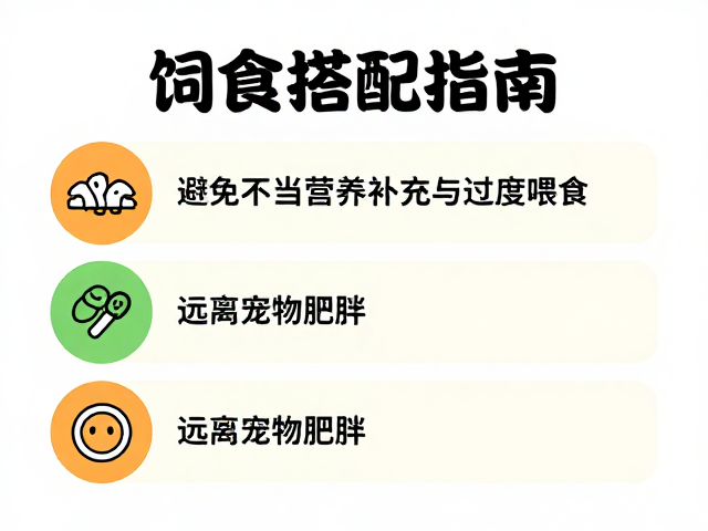 饲料搭配指南，避免不当营养补充与过度喂食，远离宠物肥胖