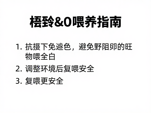 饲料喂养指南,避免野外捕捉昆虫,调整环境后复喂更安全