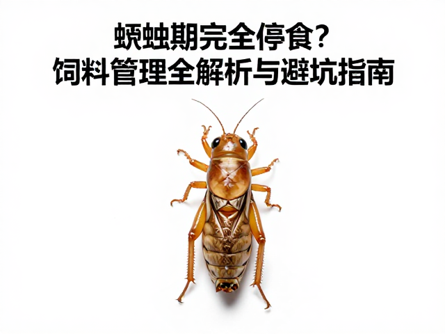蟋蟀蜕皮期完全停食?饲料管理全解析与避坑指南