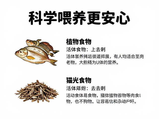 冬季适当减少活体食物需去刺，科学喂养更安心