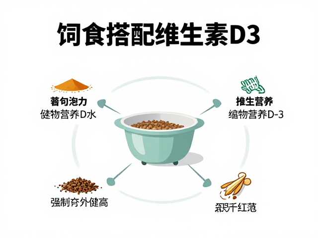 饲料搭配维生素D3，科学喂食工具与营养补充全指南