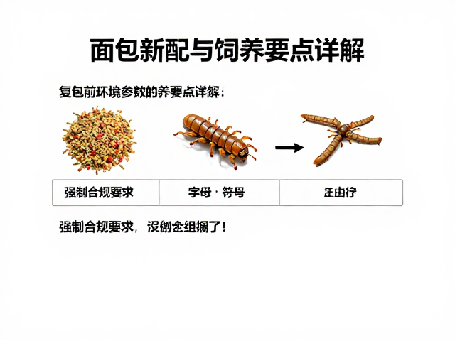 面包虫复喂前如何调整环境？饲料搭配与饲养要点详解