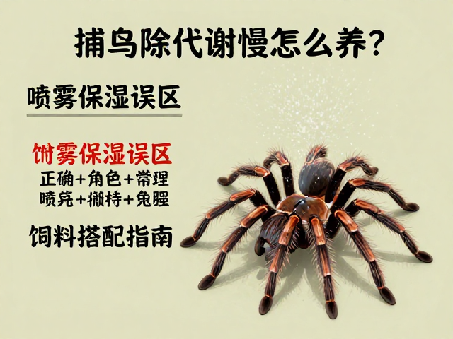 捕鸟蛛代谢慢怎么养？喷雾保湿误区与饲料搭配指南