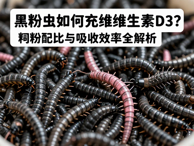 黑粉虫养殖如何补充维生素D3？饲料配比与吸收效率全解析