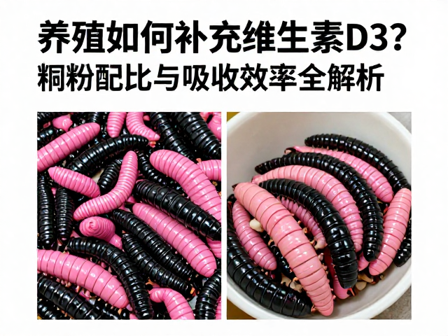 黑粉虫养殖如何补充维生素D3?饲料配比与吸收效率全解析