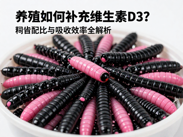黑粉虫养殖如何补充维生素D3?饲料配比与吸收效率全解析
