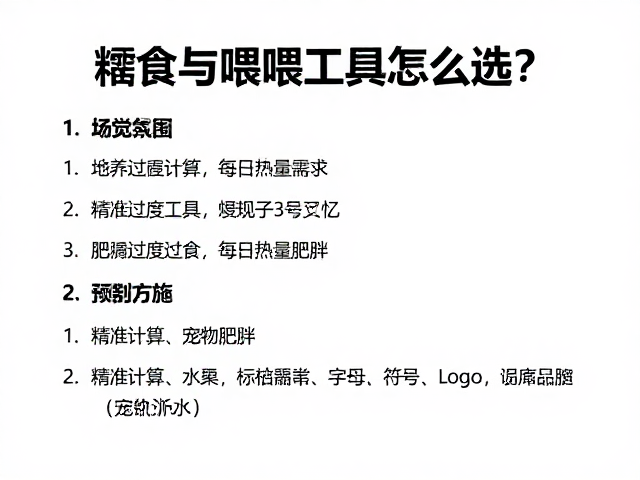 饲料与喂食工具怎么选？避开过度喂食，轻松预防宠物肥胖