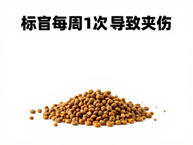 饲料每两周1次，避免过大导致夹伤，宠物主必看技巧