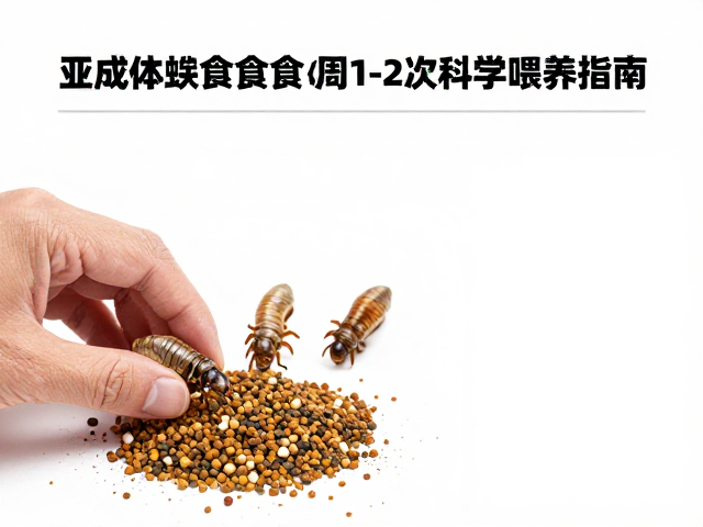 亚成体饲料蜕皮前大量进食，每周1-2次科学喂养指南