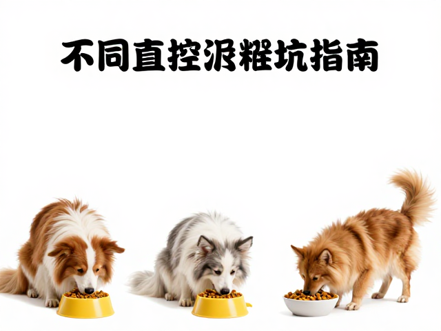 给不同体型宠物喂饲料避坑，切忌直接淋头，科学喂养指南