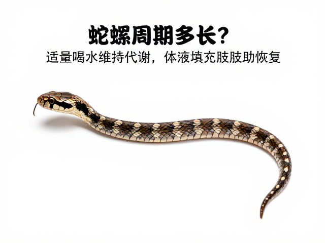 蛇蜕皮周期多长？适量饮水维持代谢，体液填充肢体助恢复