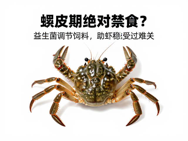 蜕皮期绝对禁食？益生菌调节饲料，助虾蟹稳度过难关