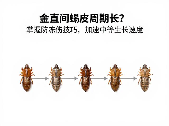 金直间蜕皮周期长？掌握防冻伤技巧，加速中等生长速度