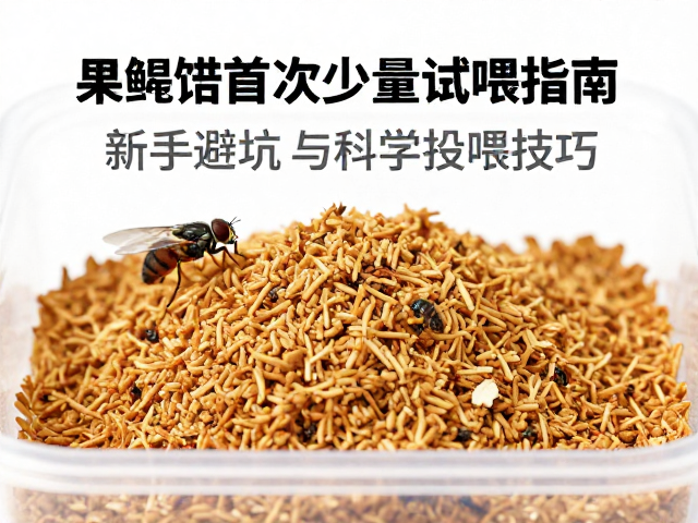 果蝇饲料首次少量试喂指南，新手避坑与科学投喂技巧