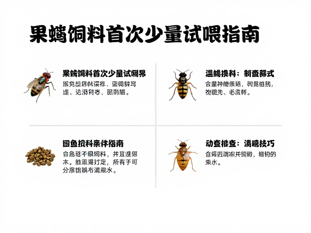 果蝇饲料首次少量试喂指南，新手避坑与科学投喂技巧