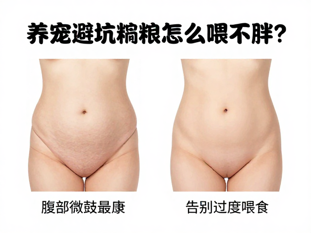 养宠避坑，饲料怎么喂不胖？腹部微鼓最健康，告别过度喂食