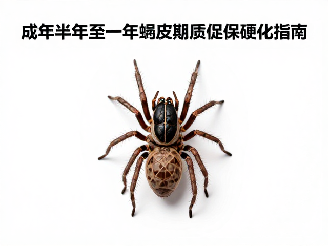 成年蛛半年至一年蜕皮周期，补充钙质促甲壳硬化指南
