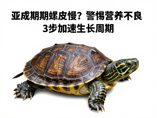 乌龟亚成期蜕皮慢?警惕营养不良,3步加速生长周期