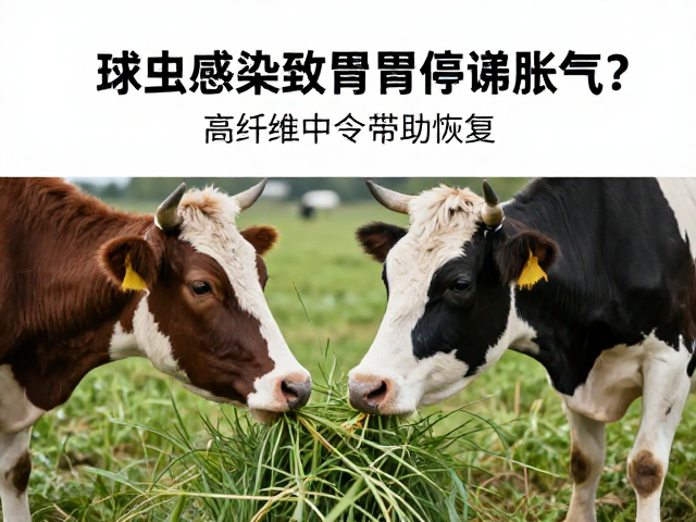 球虫感染致胃肠停滞胀气？喂食高纤维牧草助恢复
