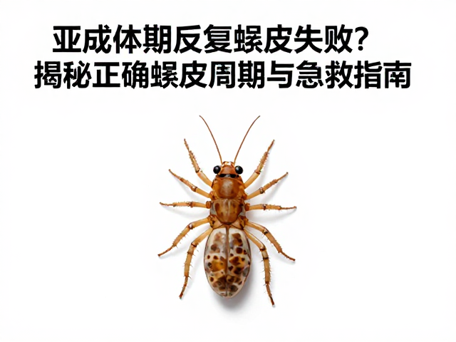 亚成体期反复蜕皮失败？揭秘正确蜕皮周期与急救指南