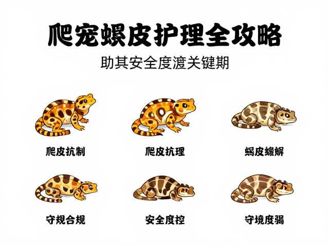 守温稳防伤，爬宠蜕皮期护理全攻略，助其安全度过关键期