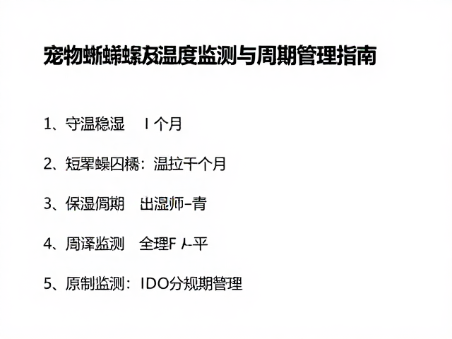 守温稳湿，宠物蜥蜴蜕皮期湿度监测与周期管理指南