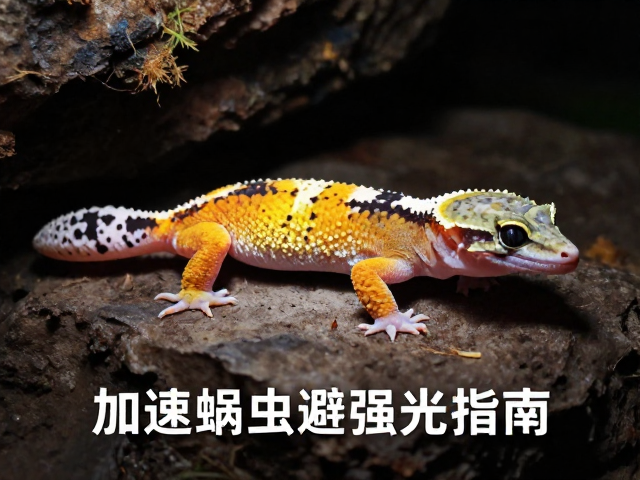 守宫蜕皮期避光与躲避穴设置,加速蜕皮避强光指南