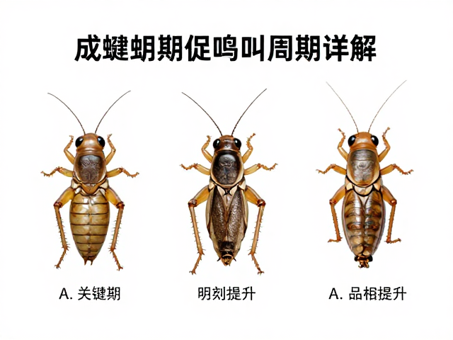 蟋蟀成蛛期蜕皮周期详解，掌握关键期促鸣叫与品相提升