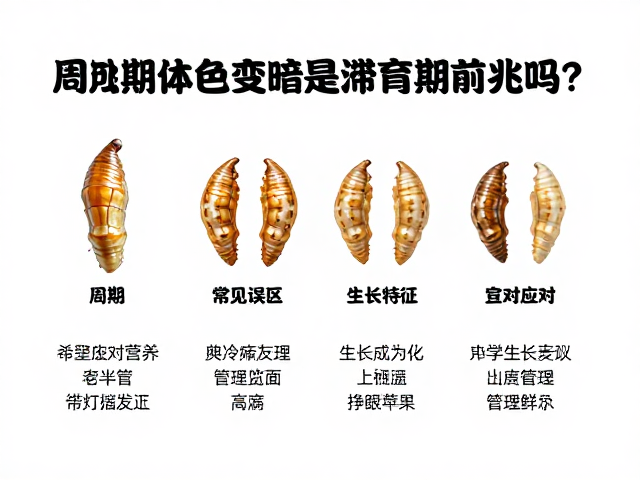 蚕蜕皮周期体色变暗是滞育期前兆吗？详解生长特征与应对