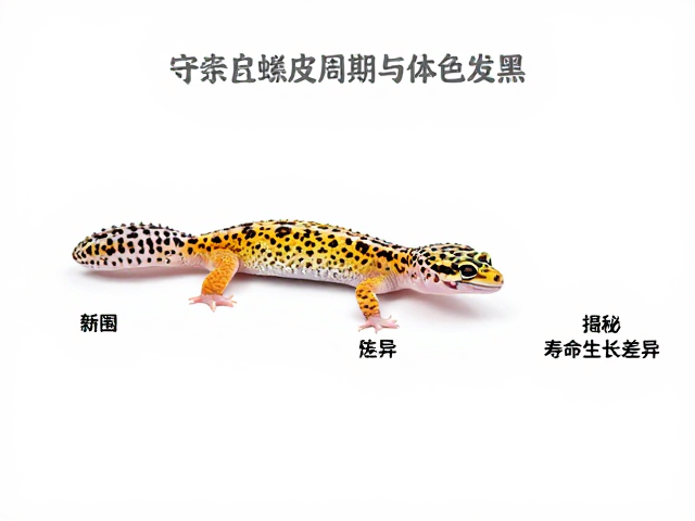豹纹守宫蜕皮周期与体色发黑？揭秘寿命生长差异