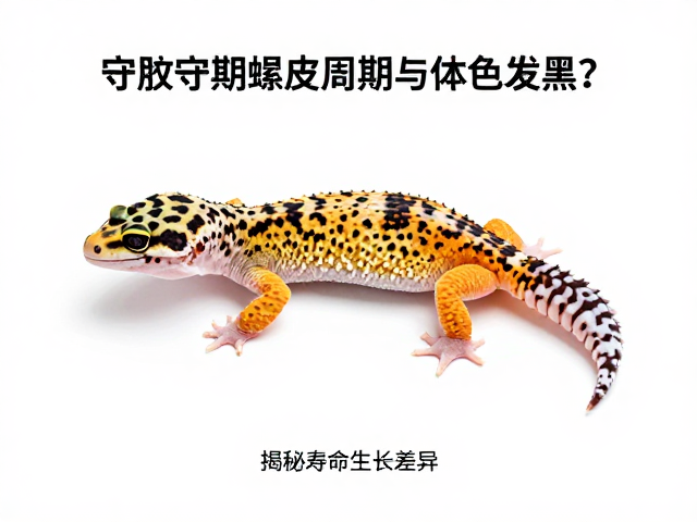 豹纹守宫蜕皮周期与体色发黑？揭秘寿命生长差异