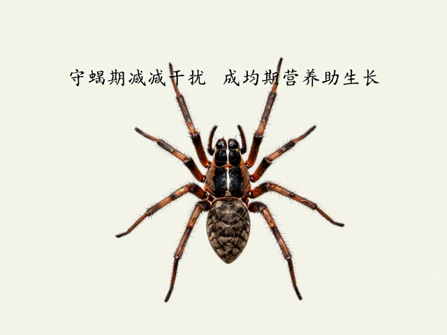 守蜕皮期减干扰，成蛛期均衡营养助生长