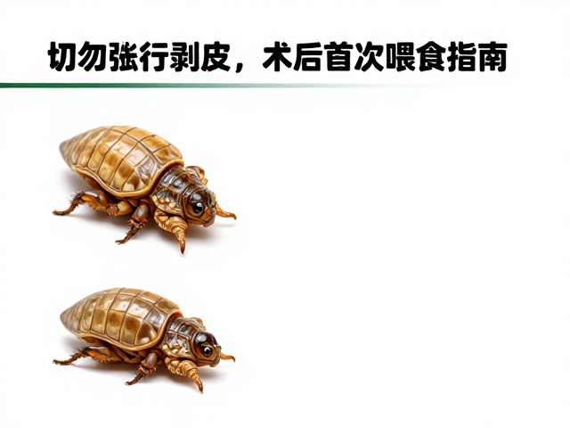 守蜕皮周期！切勿强行剥皮，术后首次喂食指南