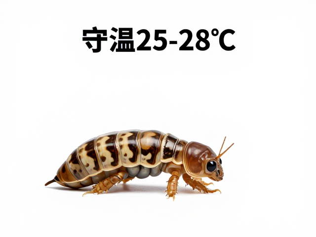 守温25-28℃,看腹部斑纹与蜕皮周期,揭秘饲养关键
