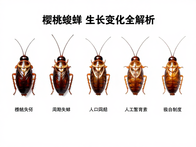樱桃蟑螂蜕皮周期多长？人工繁育个体生长变化全解析