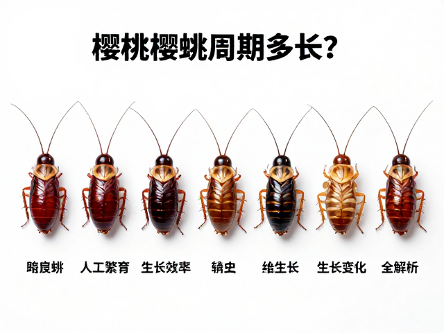 樱桃蟑螂蜕皮周期多长？人工繁育个体生长变化全解析