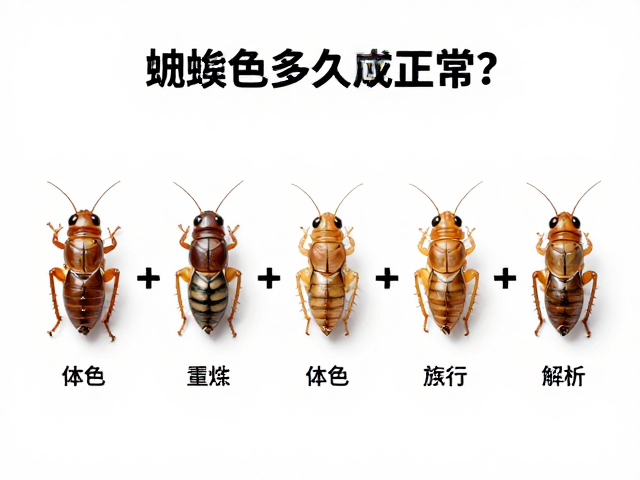 蟋蟀蜕皮后体色多久恢复正常？详细周期解析