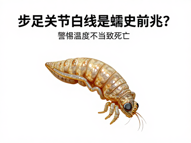 步足关节白线是蜕皮前兆?警惕温度不当致死亡