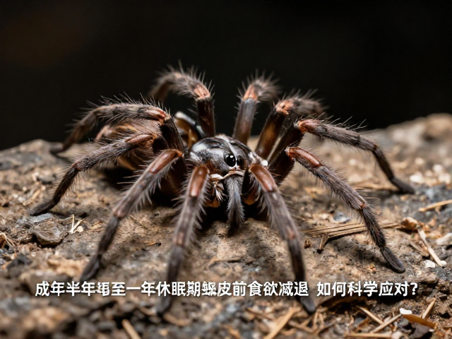 成年蛛半年至一年休眠期蜕皮前食欲减退，如何科学应对？
