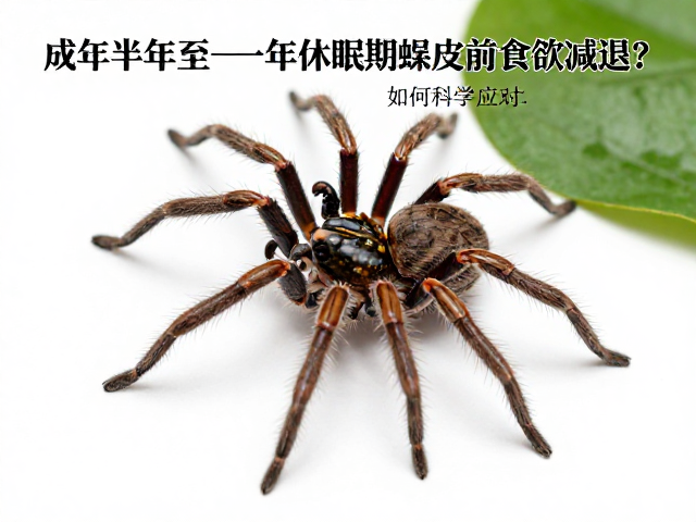 成年蛛半年至一年休眠期蜕皮前食欲减退,如何科学应对?