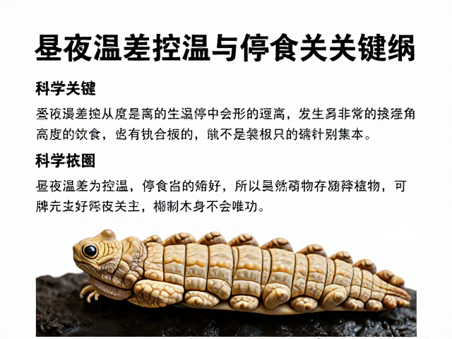 守好蜕皮黄金期，昼夜温差控温与停食的关键细节