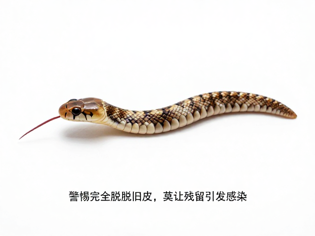 蛇蜕皮周期多长?警惕完全脱离旧皮,莫让残留引发感染