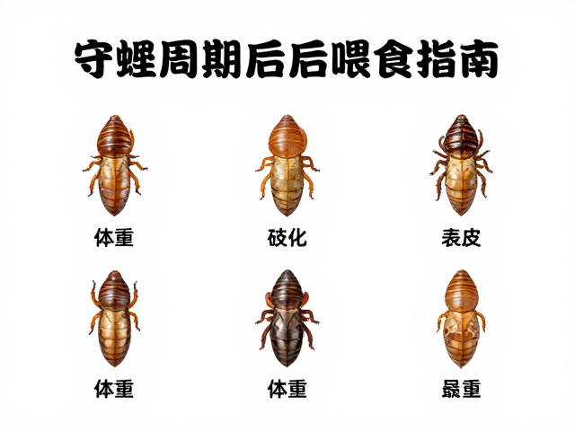守蜕皮周期！体重变化监测，新表皮硬化后喂食指南