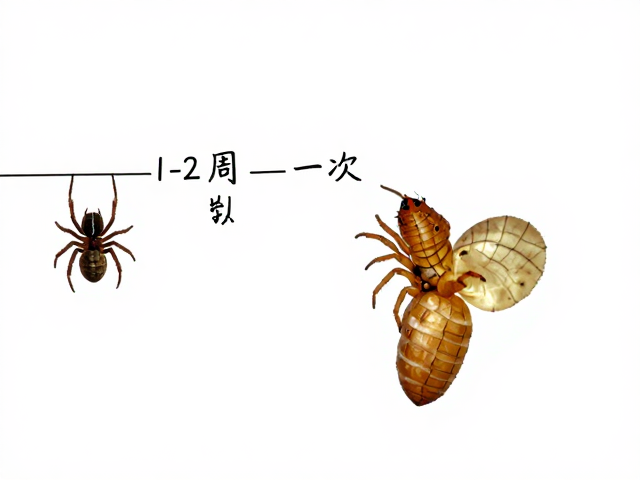 蜘蛛蜕皮周期揭秘，成蛛1-2周一次，警惕寄生虫感染危害