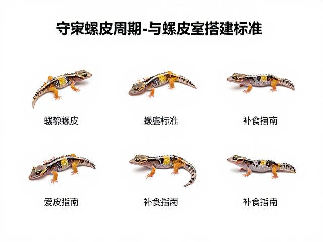 守宫蜕皮周期与蜕皮室搭建标准，蜕皮后补食指南